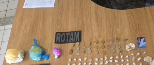 Operação da Rotam fecha ponto de tráfico e prende dois em flagrante em Sousa