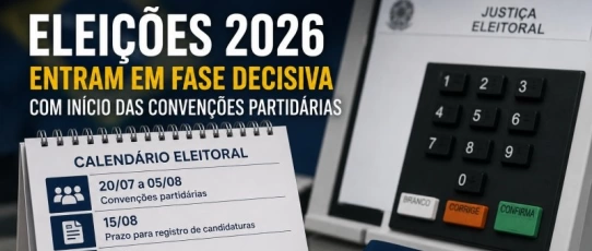 A menos de três meses do primeiro turno, calendário eleitoral estabelece novos prazos