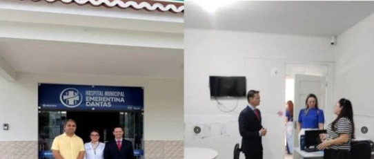 MP inspeciona escola e hospital, em Paulista, e constata que serviços funcionam com boa estrutura e regularidade