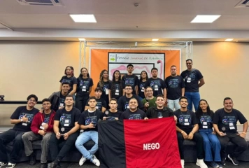 Estudantes paraibanos que conquistaram o Torneio nacional de robótica