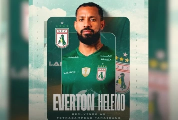 Everton Heleno, novo reforço do Sousa