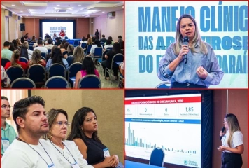 Capacitação com cerca de 80 profissionais de saúde