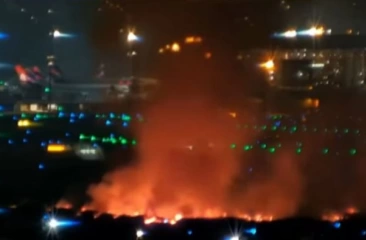 Explosão de motor de Airbus A330-300