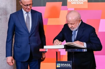 Presidente Luiz Inácio Lula da Silva, na Alemanha