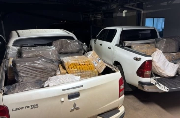 Cerca de uma tonelada de maconha