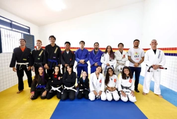 Lutadores de jiu-jitsu