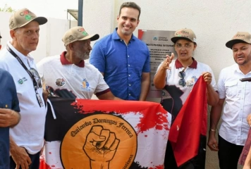 Lucas Ribeiro em visita à Juru, Tavares e São José de Princesa