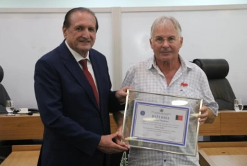Cidadania paraibana ao ambientalista suíço Hans Haller