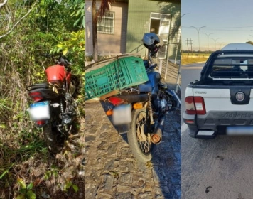 Veículos recuperados pela PRF na Paraíba