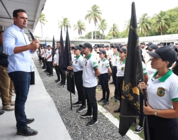 Aula dos concluintes do curso de formação da Polícia Civil