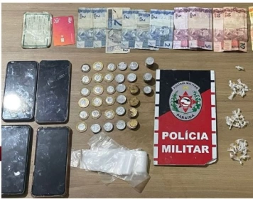 Droga apreendida em ação da Polícia Militar