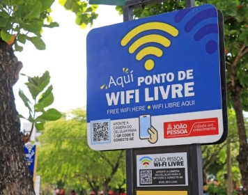 15 pontos de internet gratuita