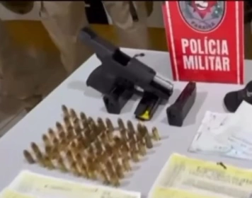 Material ilícito apreendido em ação da PM