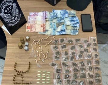 Drogas apreendidas pela Polícia Civil em Queimadas 