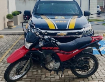 Veículo recuperado pela PRF na Paraíba