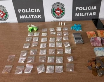 Drogas apreendidas pela polícia militar em João Pessoa 