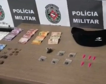 Drogas apreendidas pela Polícia militar em João Pessoa 