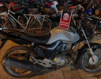 Veículo recuperado pela PM na Paraíba