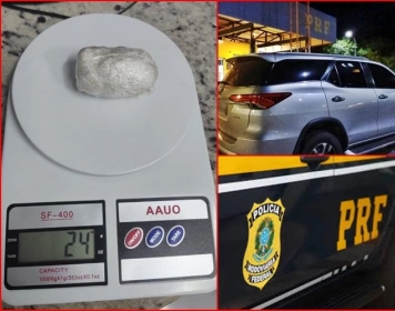 Apreensão de droga e veículo clonado