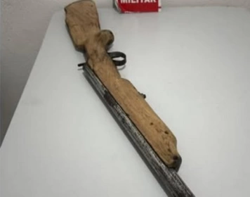 Arma de fogo apreendida em ação da PM