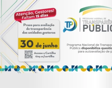 Prazo de autoavaliação do Programa Nacional de Transparência Pública