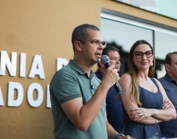 Deputado Jutay na inauguração da nova Colônia de Pescadores de Bom Jesus