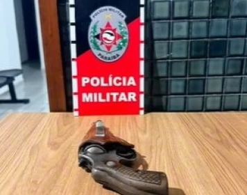 Arma de fogo apreendida pela polícia militar em Marizópolis 