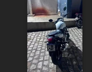 Apreensão de motocicleta com sinais de adulteração