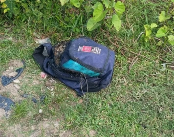 Cabeça humana encontrada dentro de mochila