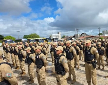 Embarque de 6,2 mil agentes para reforçar a segurança nas eleições na PB