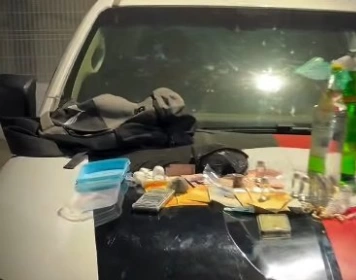 Drogas apreendidas pela polícia militar em Itaporanga 