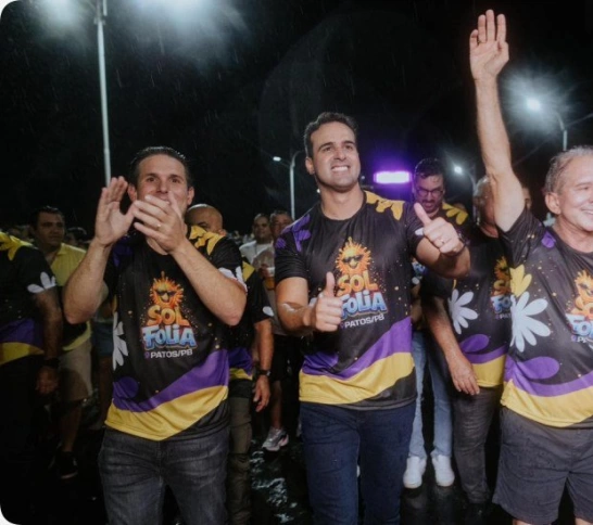 Lucas Ribeiro acompanha monitoramento das forças de segurança e participa da abertura do carnaval de Patos