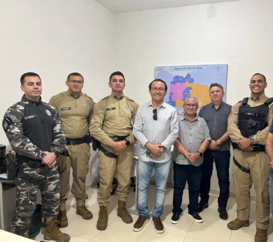 Entidades empresariais de Sousa se reúnem com novo comando do 14º BPM para alinhar segurança no comércio