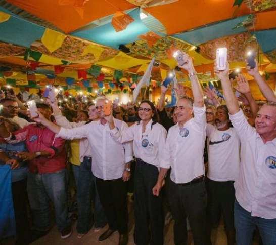 Militância lota evento em apoio às pré-candidaturas de Luciano Cartaxo, Maísa Cartaxo e Nabor Wanderley