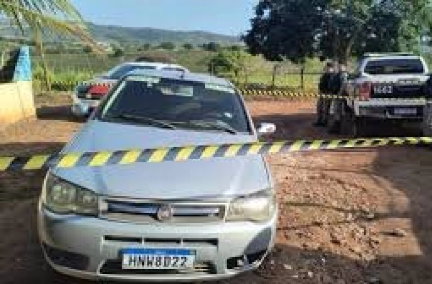 Imagem Veículo da vítima, o qual foi alvejado a bala