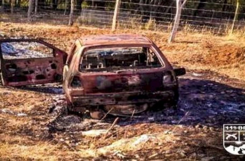 Imagem Carro queimado