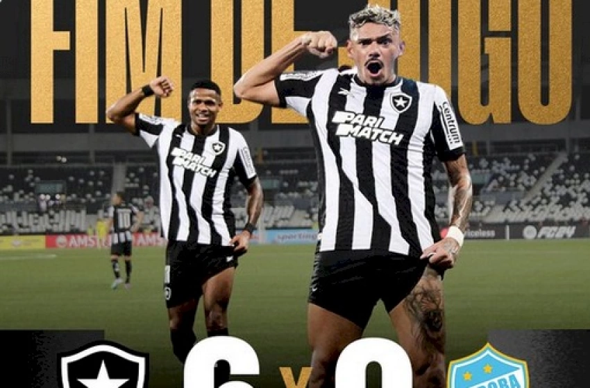 Imagem Botafogo goleia Aurora por 6 a 0