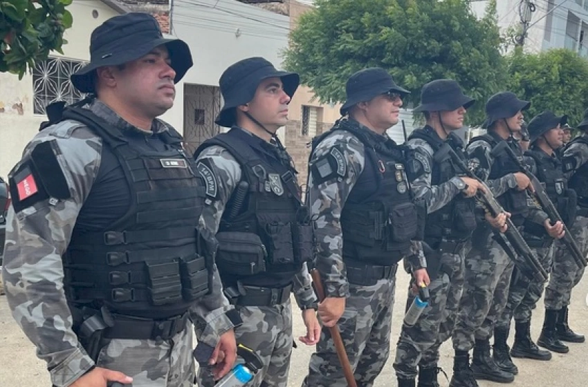 Imagem Segurança do jogo entre o Sousa x Treze, pela Semifinal do Paraibano