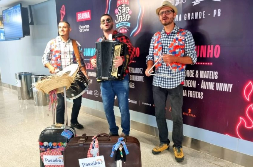 Imagem Forró pé de serra nos aeroportos da Paraíba