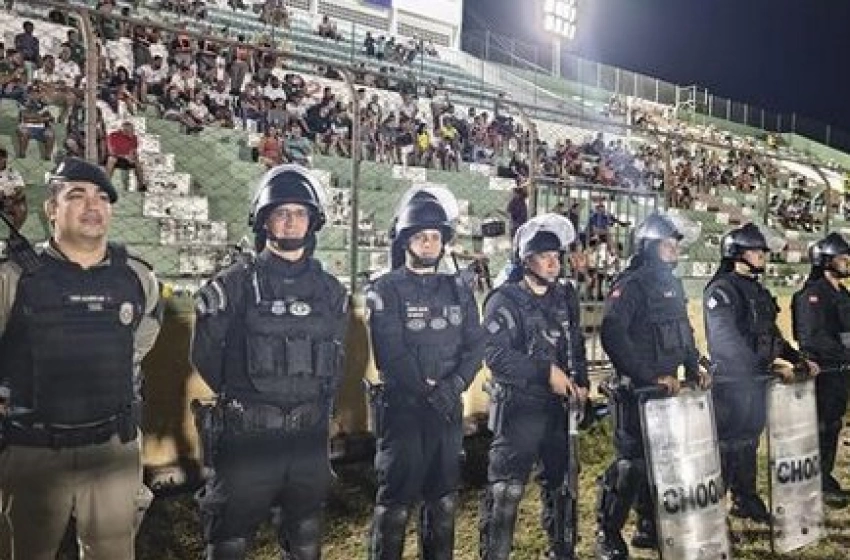 Imagem Segurança do jogo entre Sousa e Santa Cruz