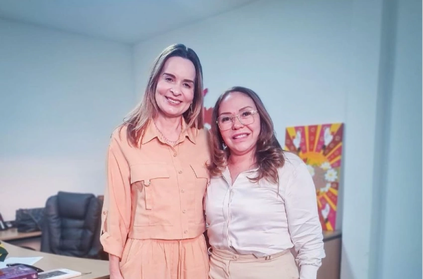 Imagem Senadora, Daniela Ribeiro, e a Vereadora, Eva Gouveia do PSD