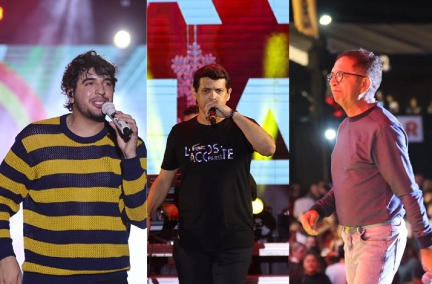 Imagem Artistas que estiveram na festa em Sousa