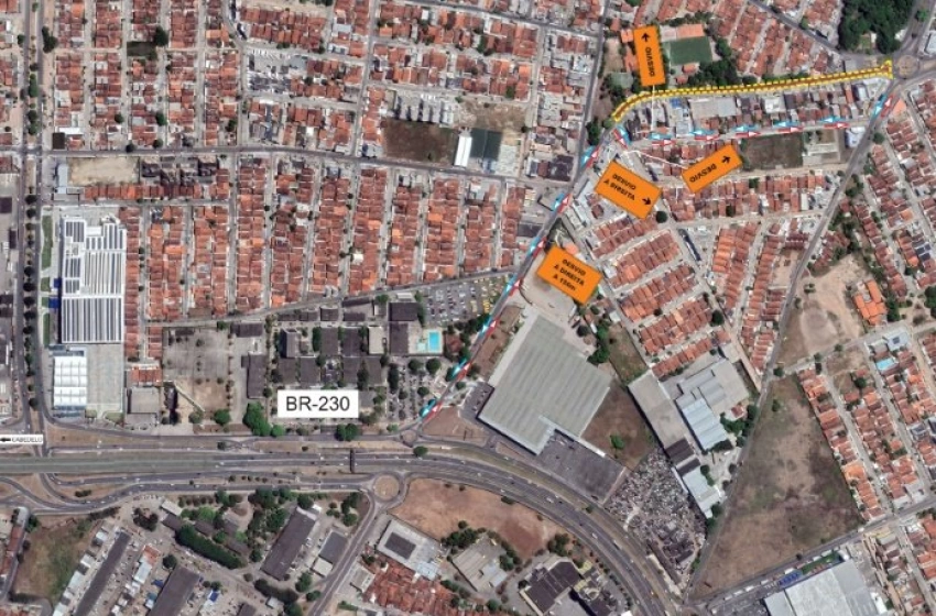 Imagem Obras de drenagem do Viaduto na BR-230 começam nesta segunda-feira