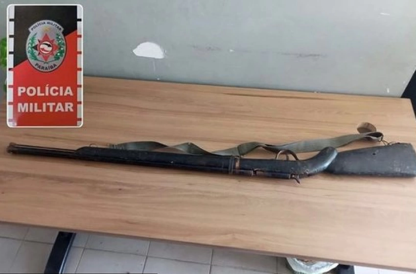 Imagem Apreensão de arma de fogo na cidade de Sousa