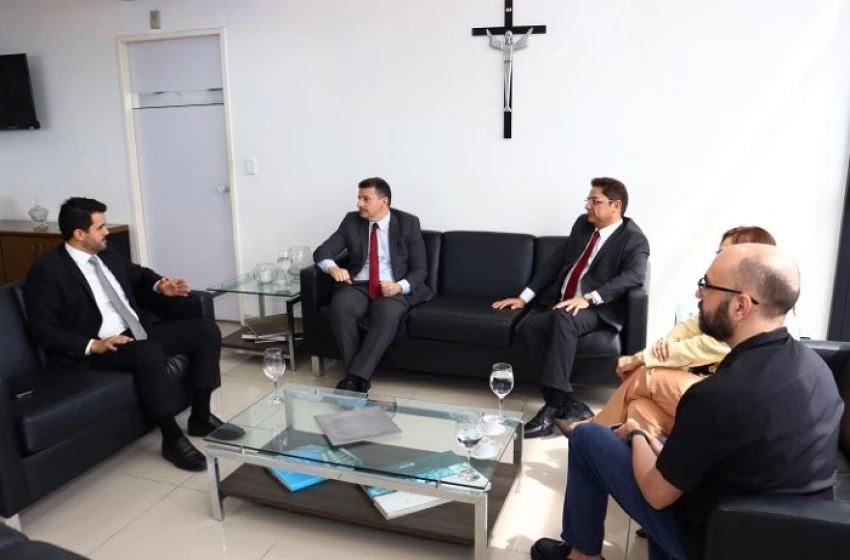 Imagem Visita institucional do novo secretário de Estado da Educação, Wilson Filho