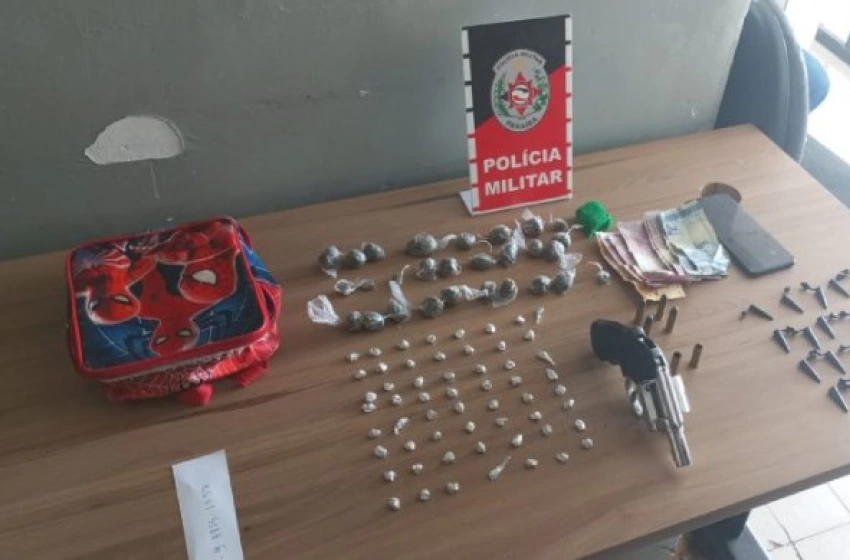 Imagem Material ilícito apreendido em ação da Polícia Militar na cidade de Sousa