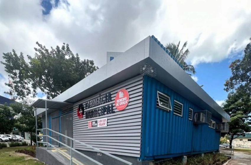 Imagem Farmácia Contêiner da Prefeitura de João Pessoa