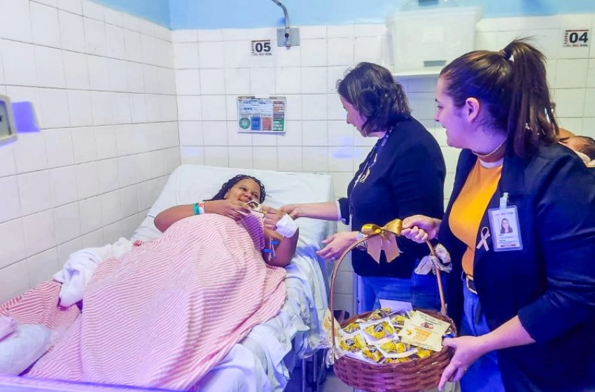 Imagem Maternidade do Edson Ramalho incentiva promoção do aleitamento materno