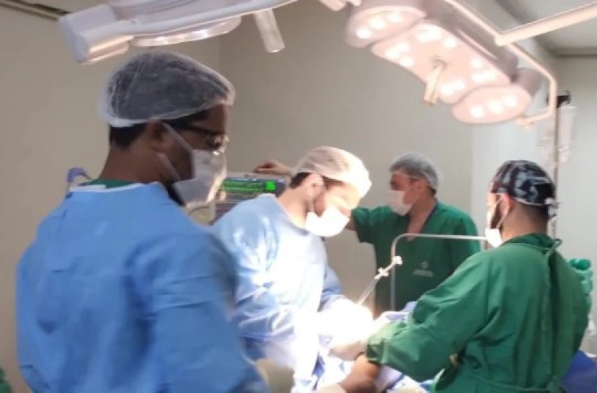 Imagem Procedimento cirurgico realizado através do programa Opera Paraíba