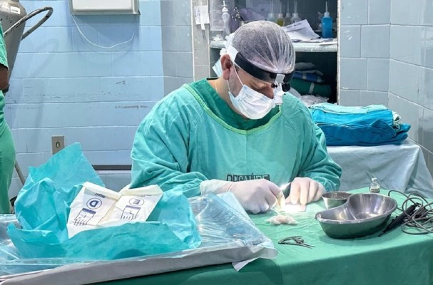 Imagem Programa Opera Paraíba realiza cirurgia inédita de Rinoplastia em paciente com fissura labiopalatina